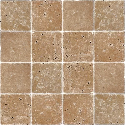 Expresso 4" x 4" Travertine Wall Tile