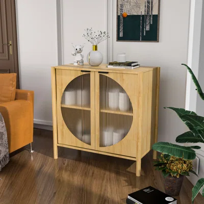 Roselle 31" Wide Bamboo Solid Wood Sideboard