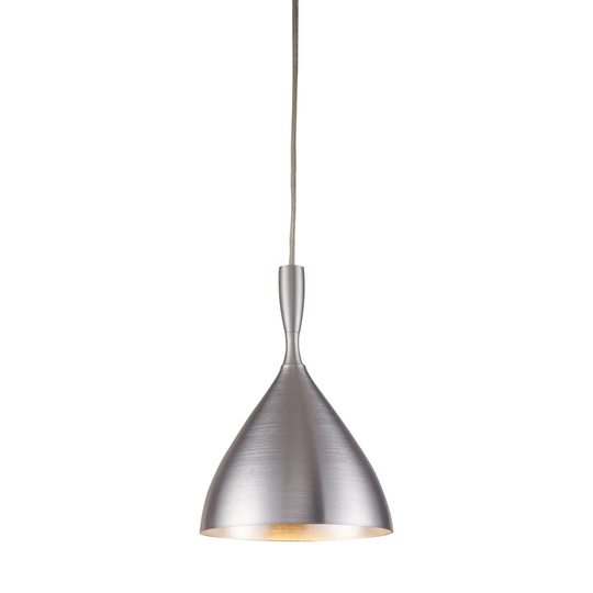 Elk Lighting Spun Aluminum 1-light Steel Pendant