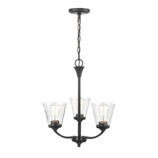 Millennium Lighting Josleen Chandelier Ceiling Light in Matte Black