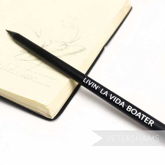 Livin' La Vida Boater 100% Recycled & Sustainable Pencils For Sketching Gifts