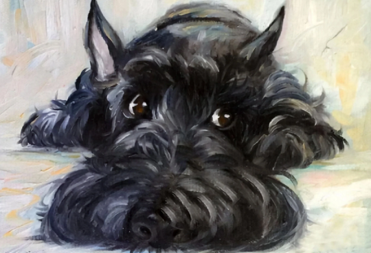 Mini Schnauzer's Working Hard Diy 5D Diamond Painting Kit Full Square & Round Drill