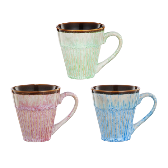 A&B Home Multi Color Coffee Mugs (Set of 3)