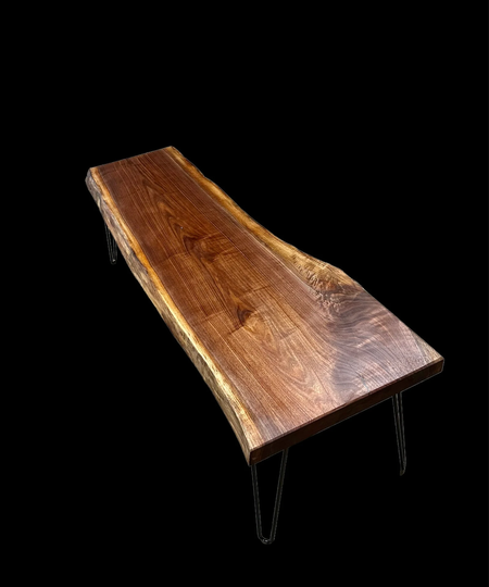 Live Edge Coffee Table - Black Walnut