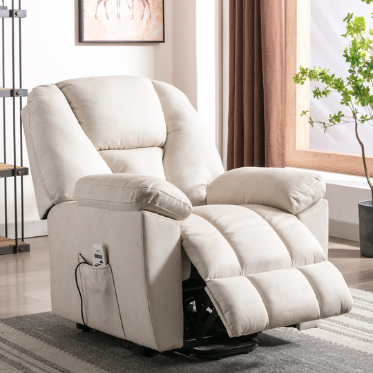 Recliner Chair with Adjustable Massage Function and Heating System