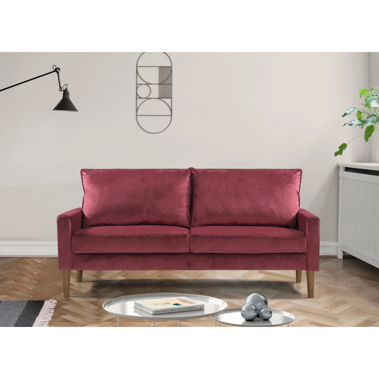 Ruiz Velvet Fabric Sofa