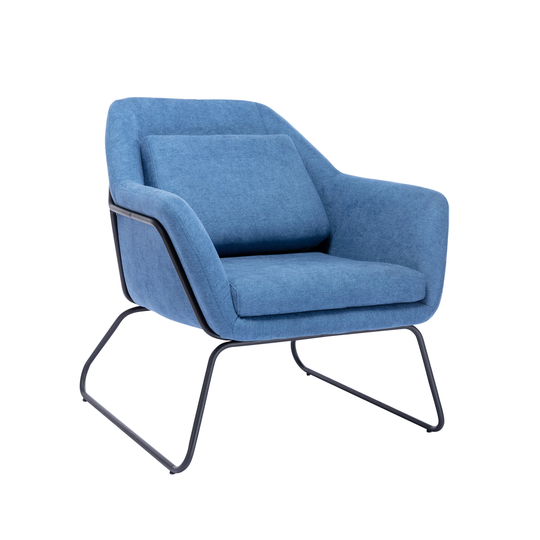Porthos Home Kylen Accent Chair, Polyester Upholstery, Metal Legs