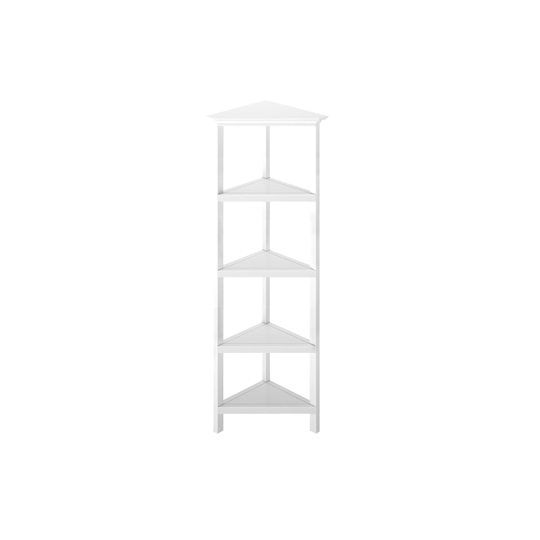 NewRidge 4-Tier Corner Bookcase