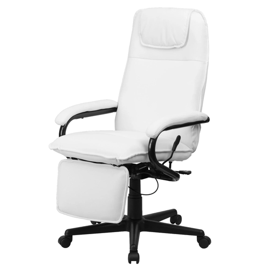 Delacora 24" Wide High Back Leather Blend Executive Ergonomic Swivel