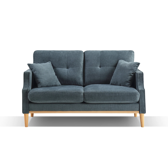 Loveseats 2 Seater Sofa with USB Charge Port and 2 Pillows Waterproof Fabric Sofa Couch