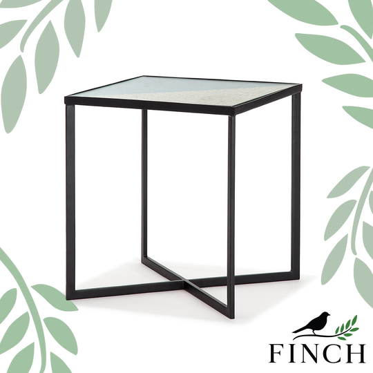 Finch Ludlow Metal Side Table, Black