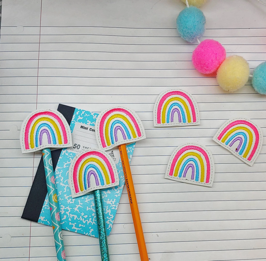 Rainbow Pencil Topper Large Quantity Discounts Available