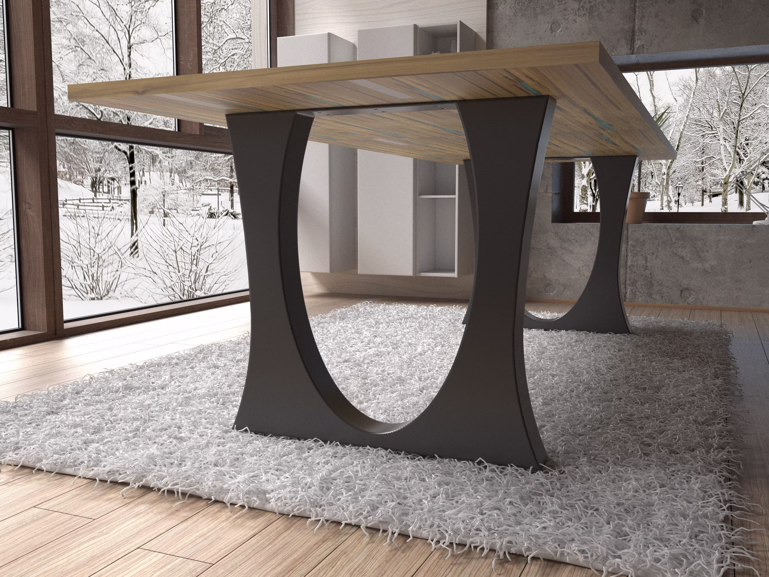 Handmade Furniture Steel Table Legs Designer Edition(28" X 28". Metal Handmade in Eu & Free Shipping | USA Eu. [Flndsqie8]