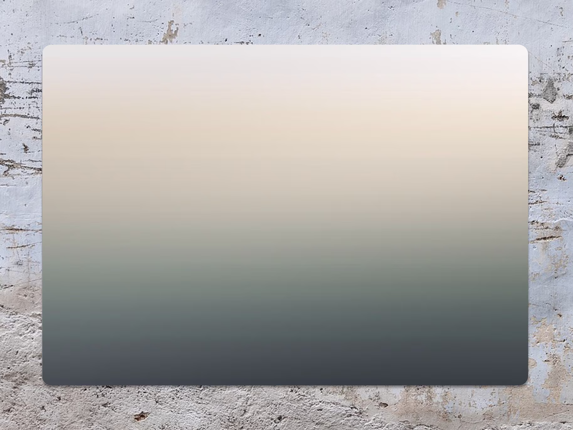 Gradient Ombre Chair Mat, Beige Protective Gray Splat Vinyl Floor Pad, Flooring, Kids Room Decor