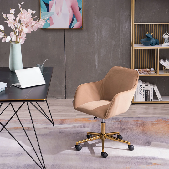Modern Adjustable Height 360 Revolving Home Office Chair - 24.8*22.8*33.9INCH