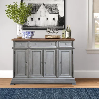 Courtdale 60" Wide 3 Drawer Sideboard