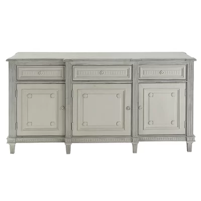 Vicknair Rectangular Pine Wood Buffet Sideboard