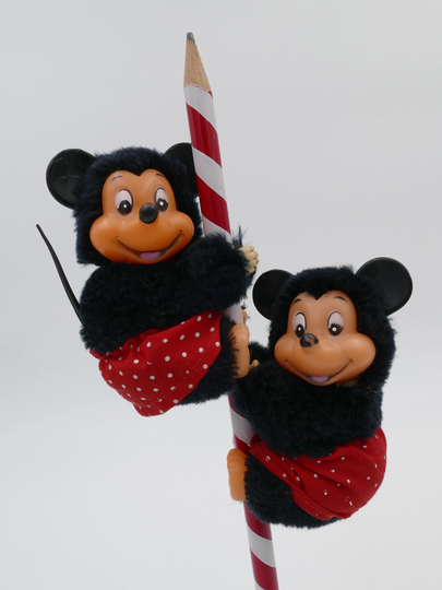 1970's Pair Of Mickey Mouse Pencil Huggers