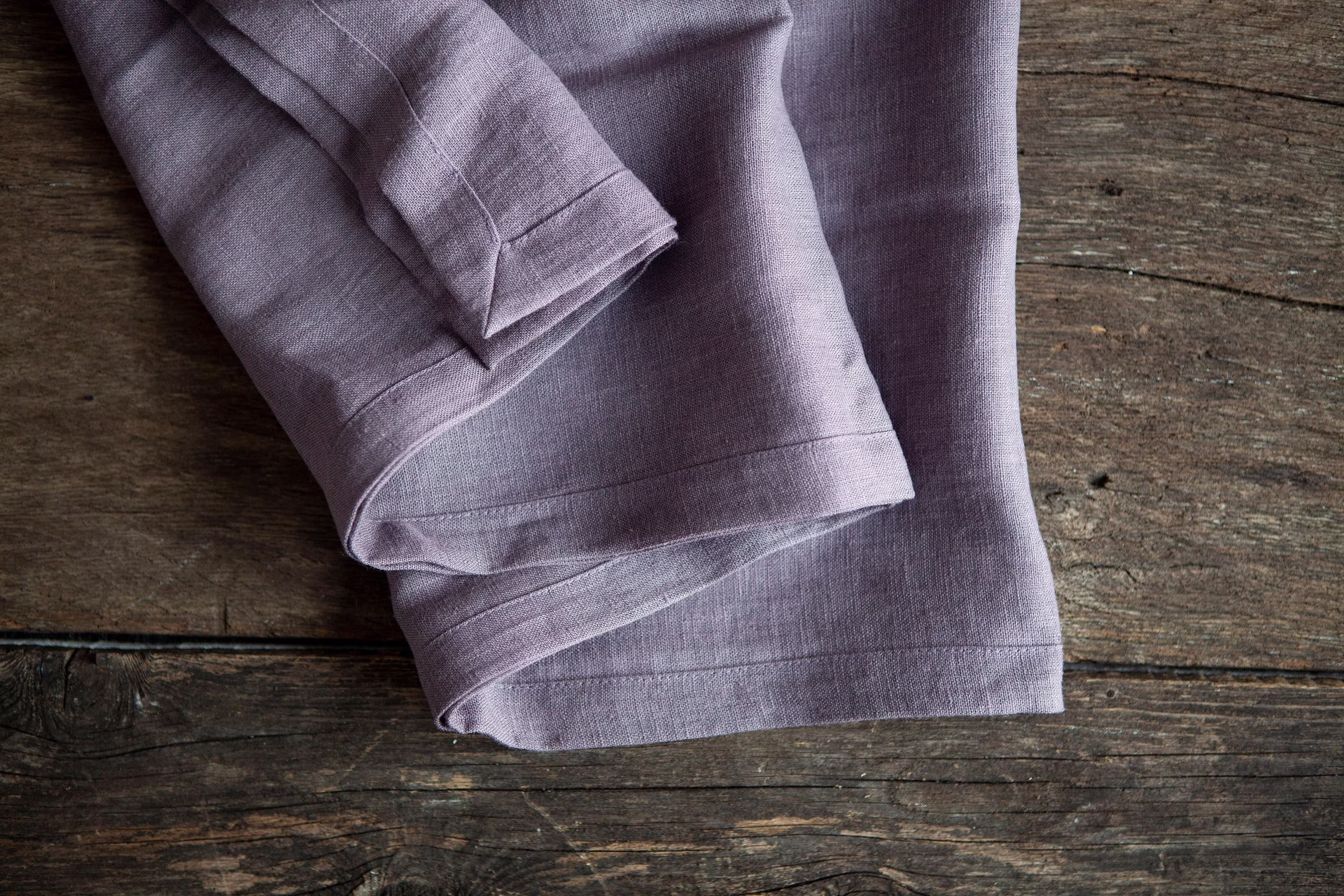Linen Purple Table Runner Handmade, Sage Green Table Runner, Cloth Custom Machine Washable