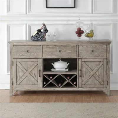 Nietos 66" Wide 3 Drawer Sideboard