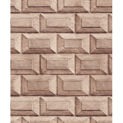 Santillan 3D Look Subway Brick 32.8' L x 20.87" W Wallpaper Roll