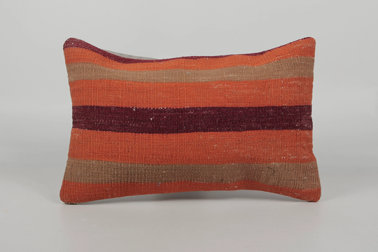 Sofa Kilim Pillow, Cushion Cover Throw Bohemian 12 X 20'' Boho Wool