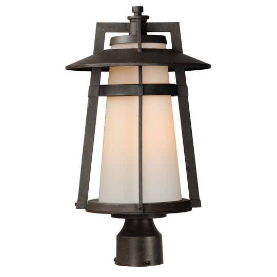 Maxim Aluminium Shade Calistoga 1-light Outdoor Pole/ Post Mount Light