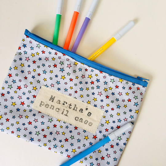 Custom Pencil Case, Personalised Zip Wallet, Name Pen Make Up Purse, Cosmetic Purse