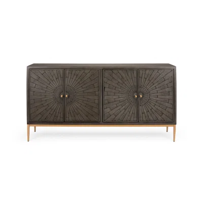72" Wide Acacia Solid Wood Sideboard