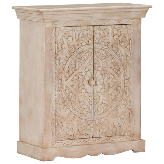 Sideboard 25.6"x11.8"x29.5" Solid Mango Wood