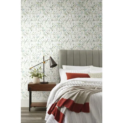 Refraction 33' L x 20.5" W Peel and Stick Wallpaper Roll