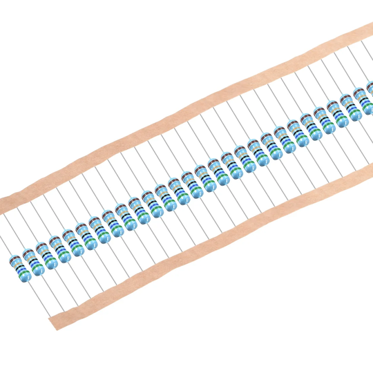 300 pcs Metal Film Resistors 56 Ohm 0.25W 1/4W 1% Tolerances 5 Color Bands - Muti-Color