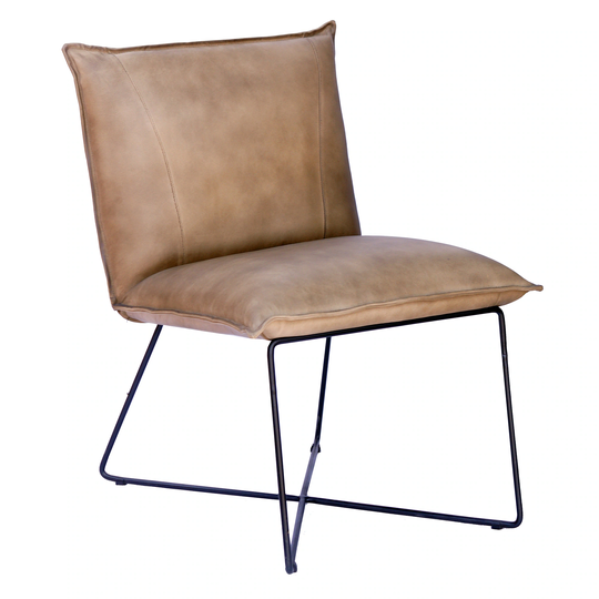 Neeko Leather Chair - 21.1/2"w x 27"d x 32.1/4"h