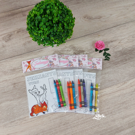 Bambi Coloring Books, Coloringpages, Birthday, Decorations, Party Favor