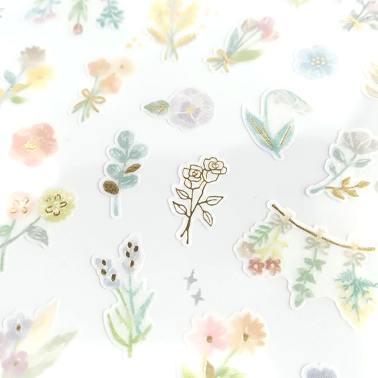 One's Diary Life Sticker"Flower" From Japan | Mind Wave