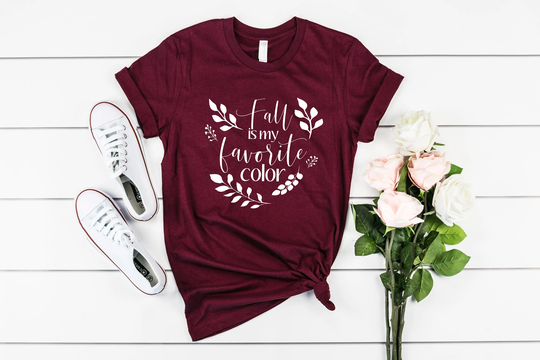 Fall Is My Favorite Color Shirt, Colors Tee, Lover T-Shirt, Colors, Cute T, Bella Canvas Women's Graphic Tee