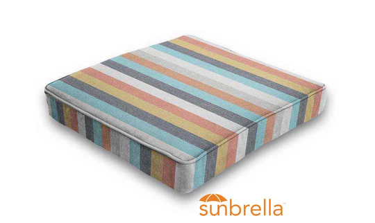 Sunbrella® Surround Sunrise | Outdoor Seat Pad Patio Chair Dining Cushions