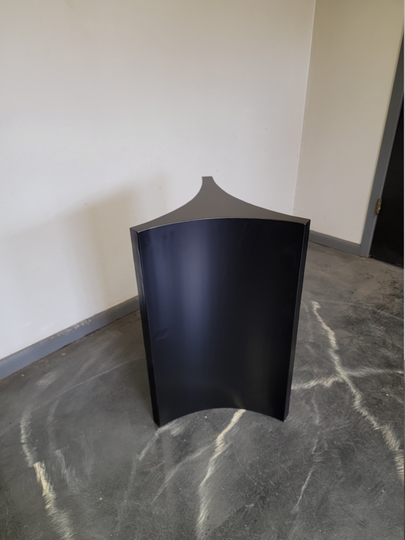 Metal Table Base Rolled Pedestal Style - Any Size/Color