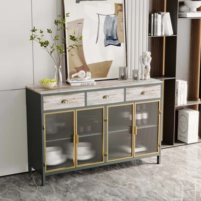 Jiwan 47.6" Wide 3 Drawer Sideboard