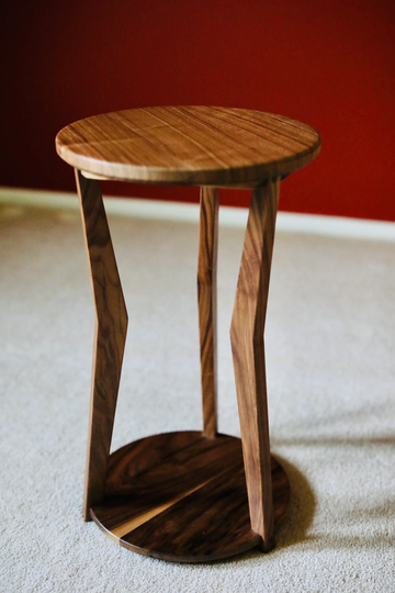 Mid Century Style Side Table/End Table, Modern Hardwood Stylish