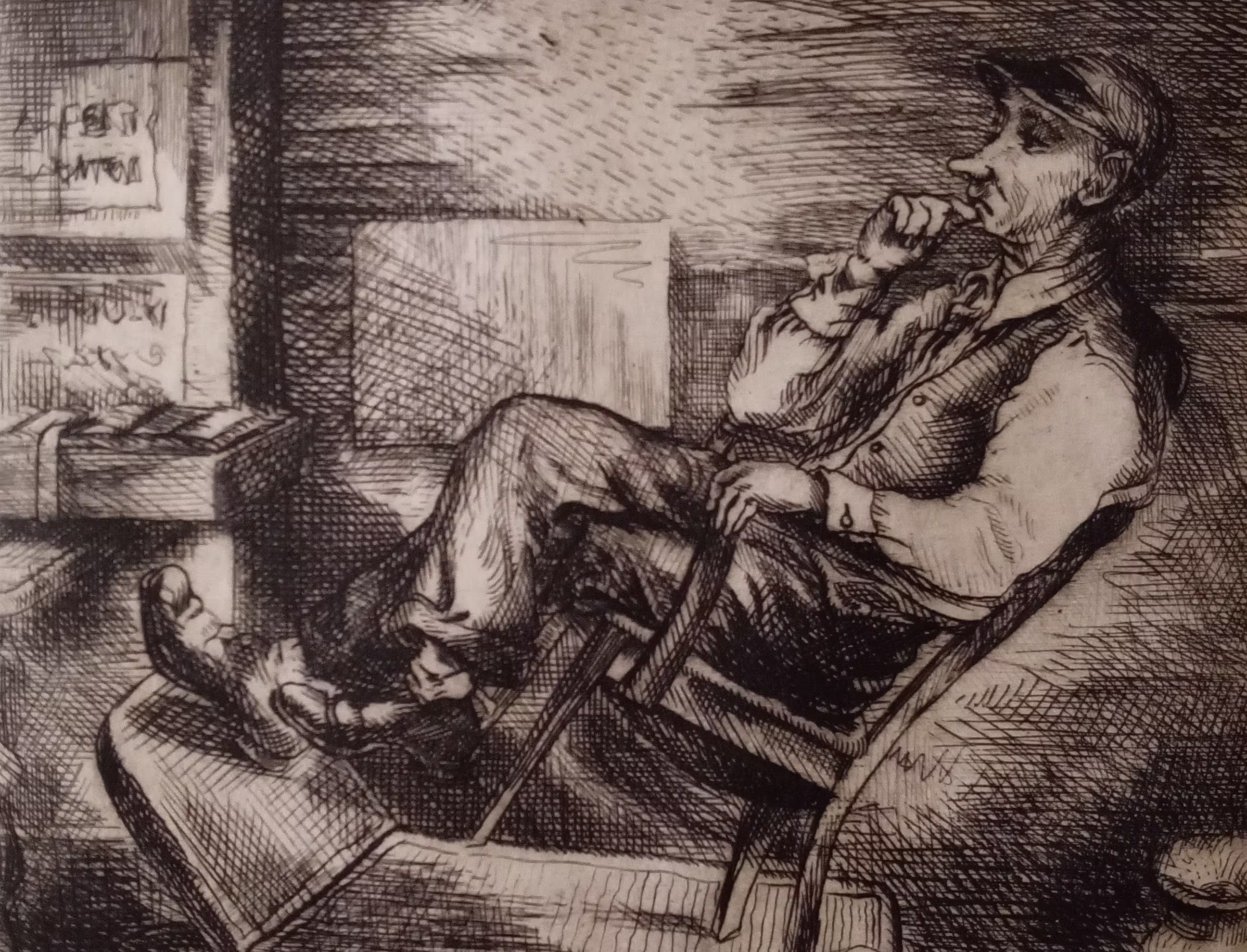 Minna Citron | American 1896-1991 "The Lookout", 1937, Signed in Pencil, | Free Shipping