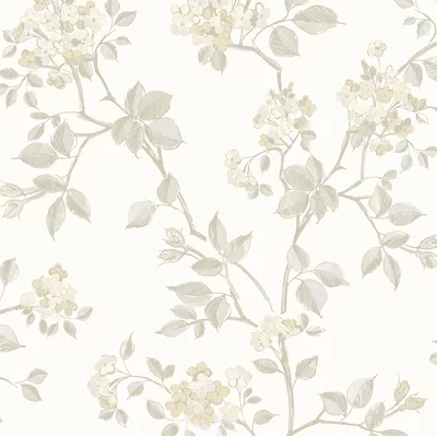 Petersfield Floral 33' L x 20.5" W Wallpaper Roll