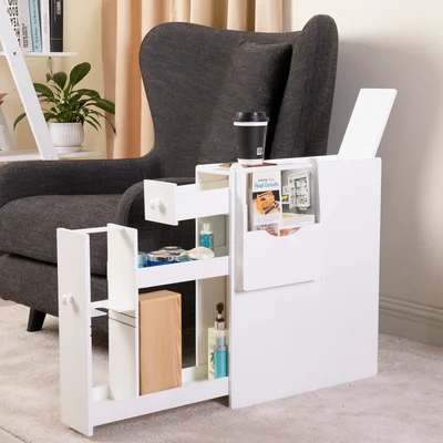 5.5'' W x 22.8'' H x 19.7'' D Free-Standing Bathroom Cabinet