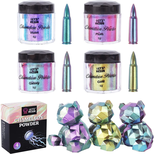 Color Shift Mica Powder For Resin, Nails, Makeup, Candles & Crafts - Chameleon