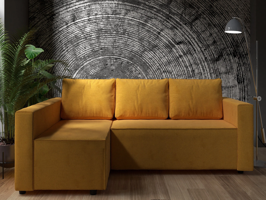 Manstad Corner Sofa Bed Cover, Handmade Natural Linen Slipcover - Custom Made To Fit Ikea Couch