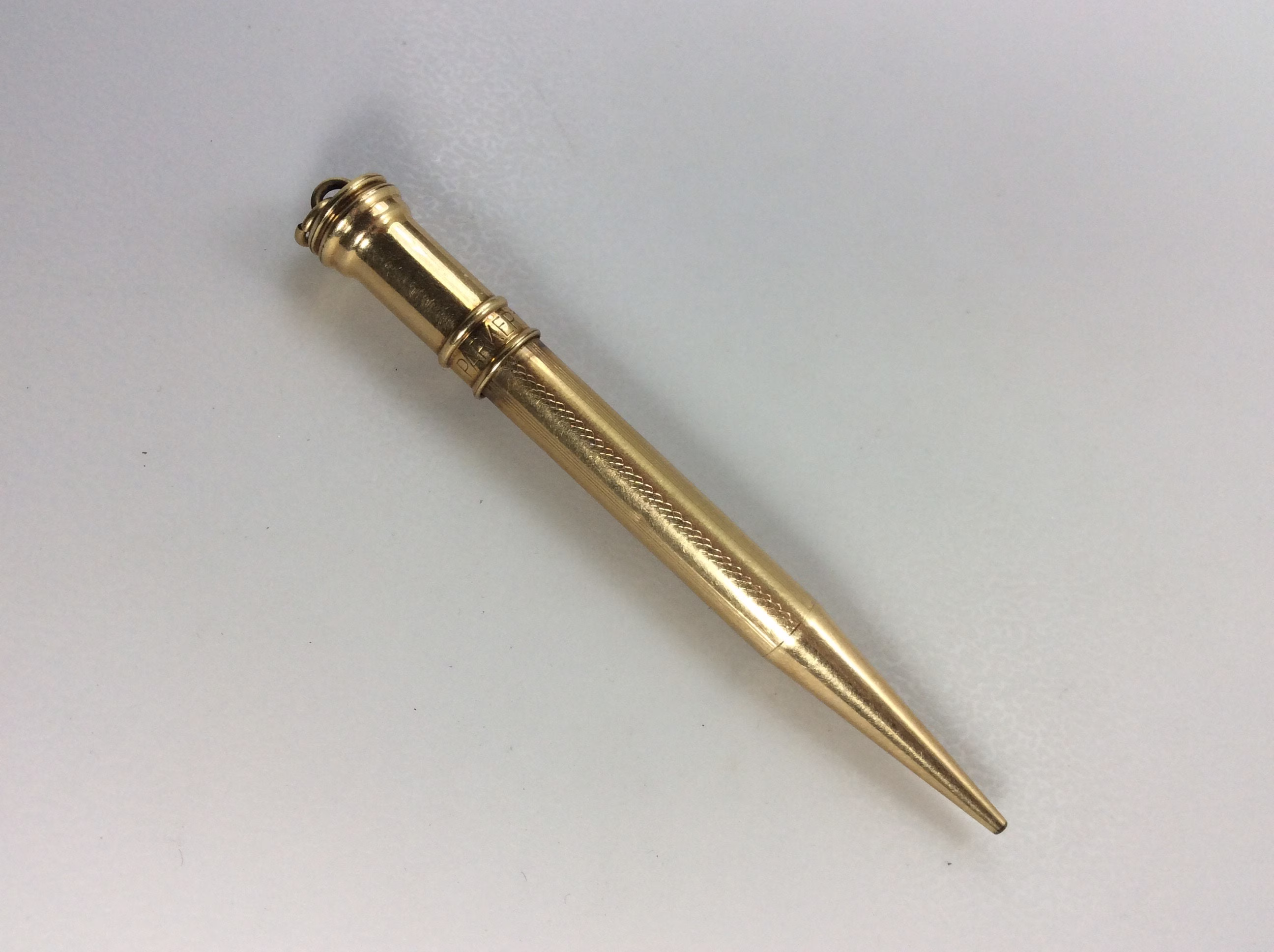 Vintage Parker Mechanical Pencil Pendant Gold Filled Untested Used