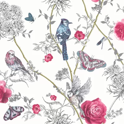 Ridgewood Paradise Garden 33" L x 20.5" W Wallpaper Panel