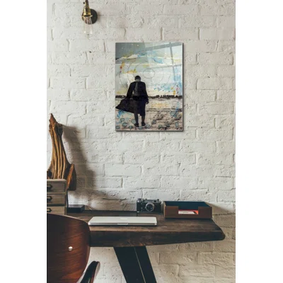 Girl Wandering by DB Waterman - Unframed Graphic Art