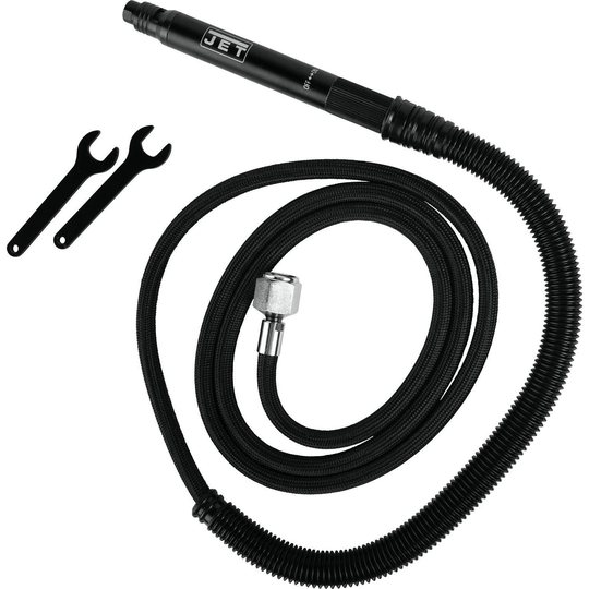 JET JAT-410, 1/8" Straight Pencil Die Grinder - Black/Silver - 8.19"L x 4"W x 2.38"H