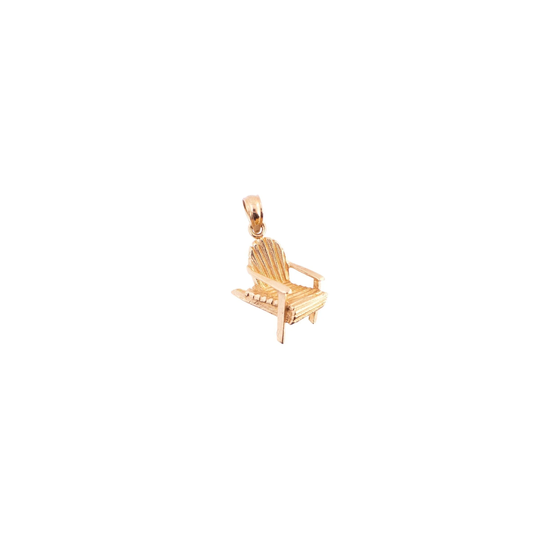 14K Gold Adirondack Chair Charm
